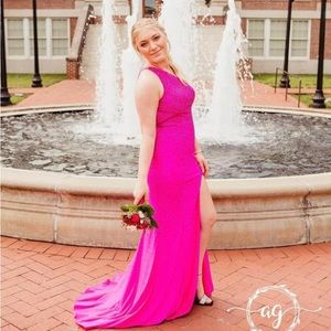 Pink Sherri Hill Prom Dress Size 2